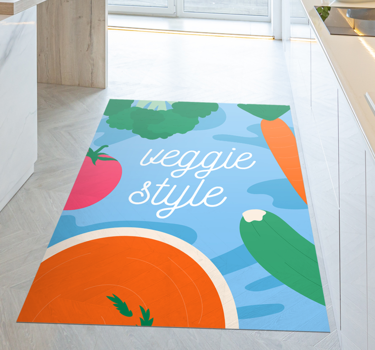 Veggie Style Decor custom rug - TenStickers