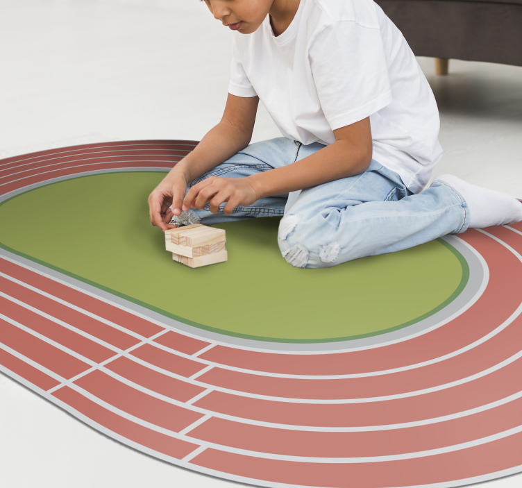 Vinyl rug for youth athletics teen - TenStickers