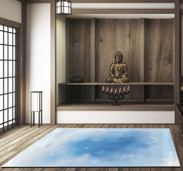 Vinyl rug modern Watercolour Sky - TenStickers