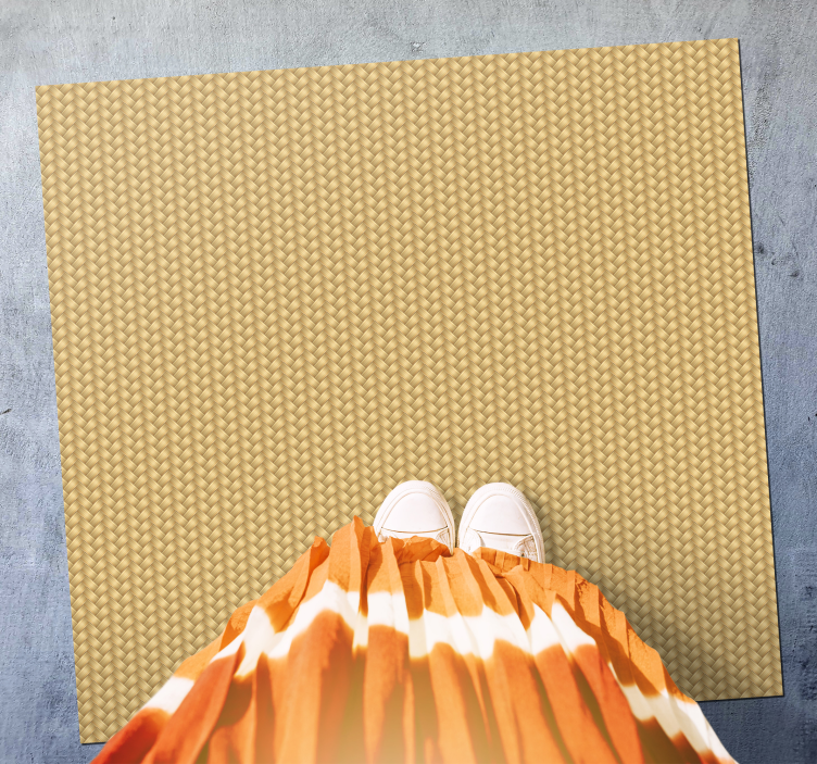 Wicker texture vinyl carpet - TenStickers