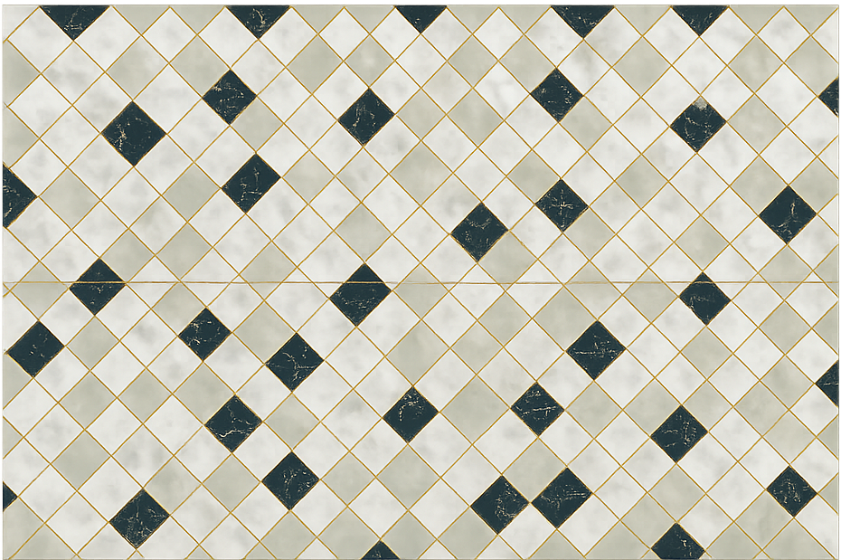 Cement tiles grey tones living room vinyl rug - TenStickers