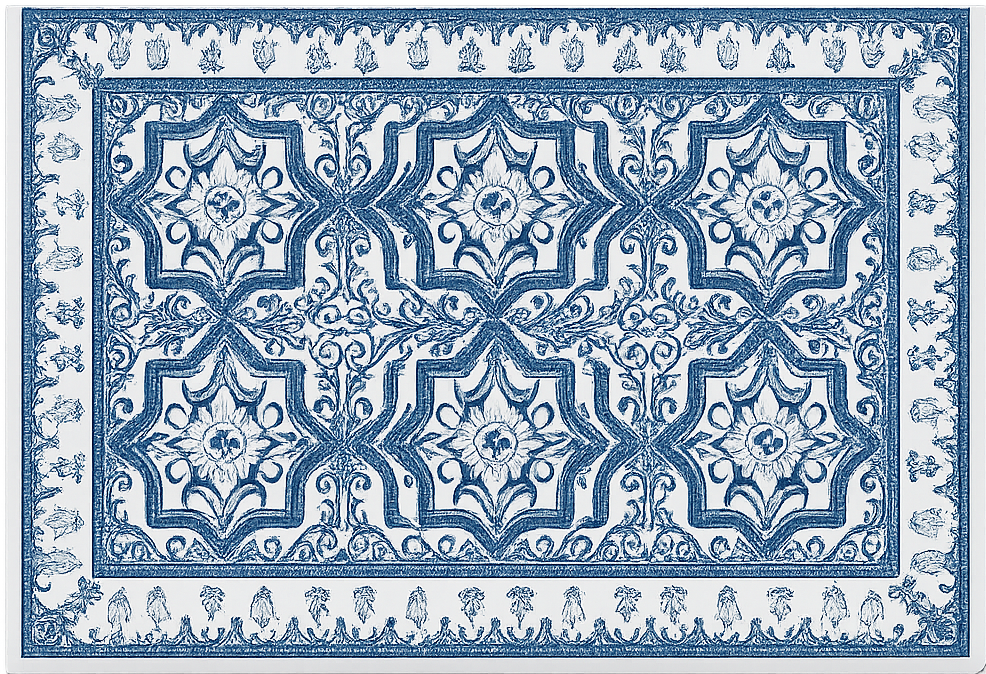 "Majorica" portuguese living room vinyl rug - TenStickers