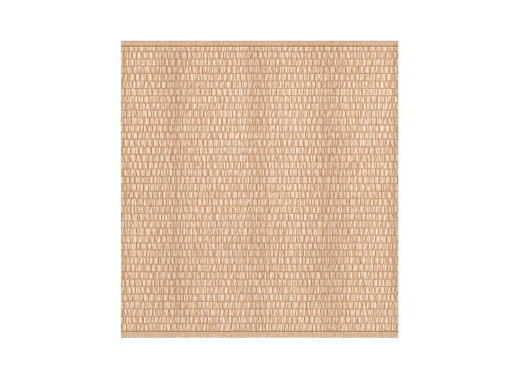 Woven rattan texture outdoor vinyl rug - TenStickers