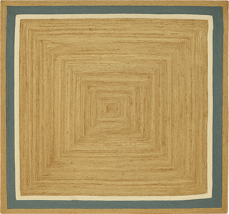 Tunnel pattern effect square vinyl rug - TenStickers