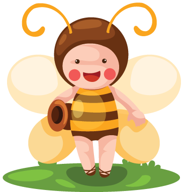 Bee custom animal vinyl rug - TenStickers