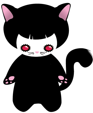 Animal vinyl rug baby cat monster - TenStickers