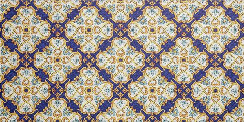 Kitchen vinyl rug regal mediterranean design - TenStickers