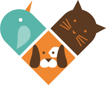 Animal vinyl rug with colorful animal faces - TenStickers