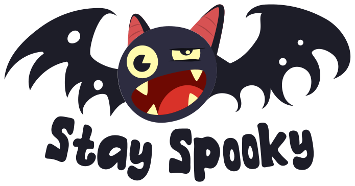 Halloween vinyl rug stay spooky bat - TenStickers