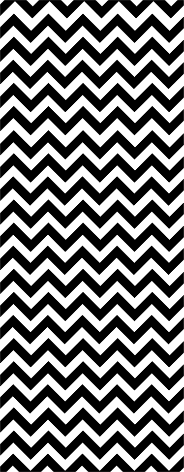 Bathroom vinyl rug with triangle lines design - TenStickers