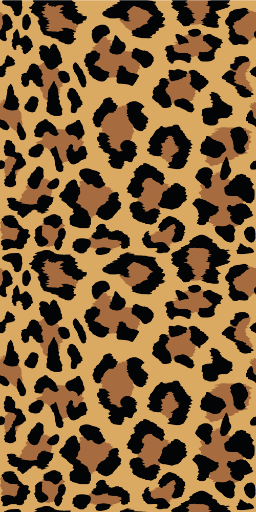 Animal print vinyl rug panther pattern - TenStickers