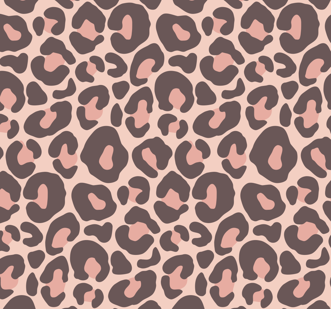 Animal print vinyl rug in pink leopard print - TenStickers