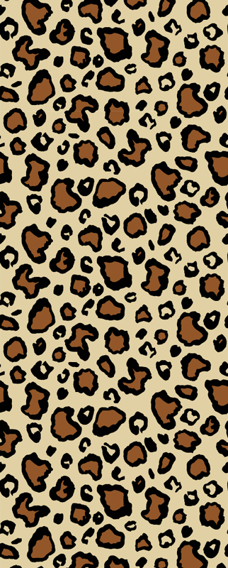 Animal print vinyl rug classic leopard design - TenStickers