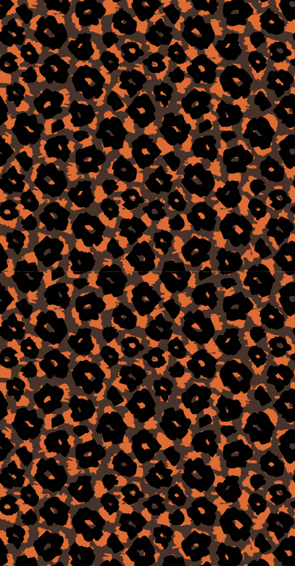 Kalahari leopard imitation animal print vinyl rug - TenStickers