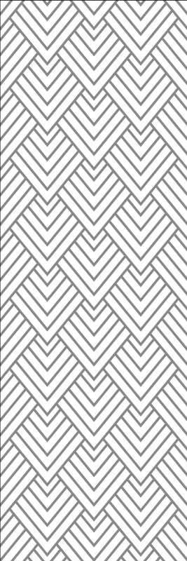 Geometric vinyl rug in white triangle pattern - TenStickers