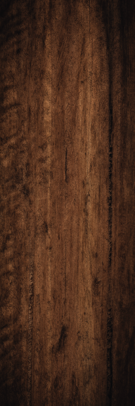 Bedroom vinyl rug in rustic dark brown wood - TenStickers