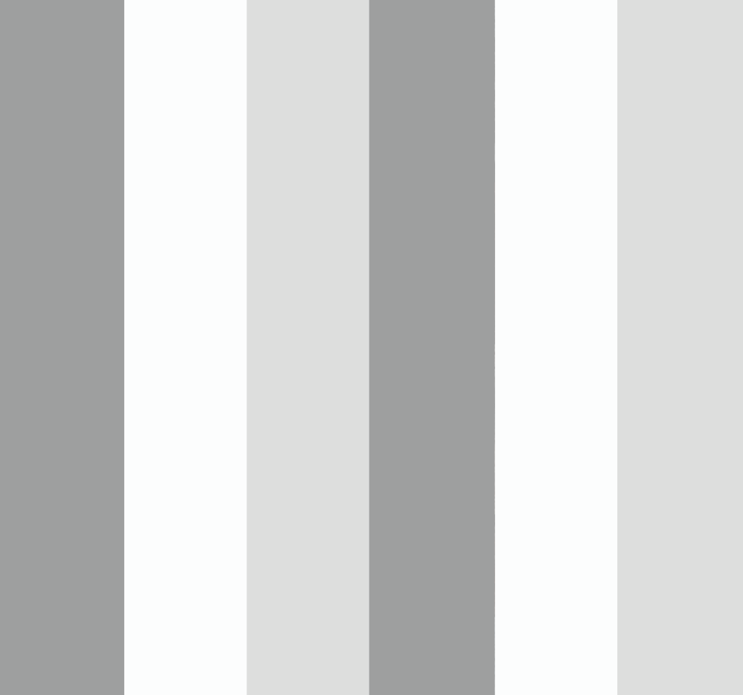Bedroom vinyl rug in classic grey vertical stripes - TenStickers