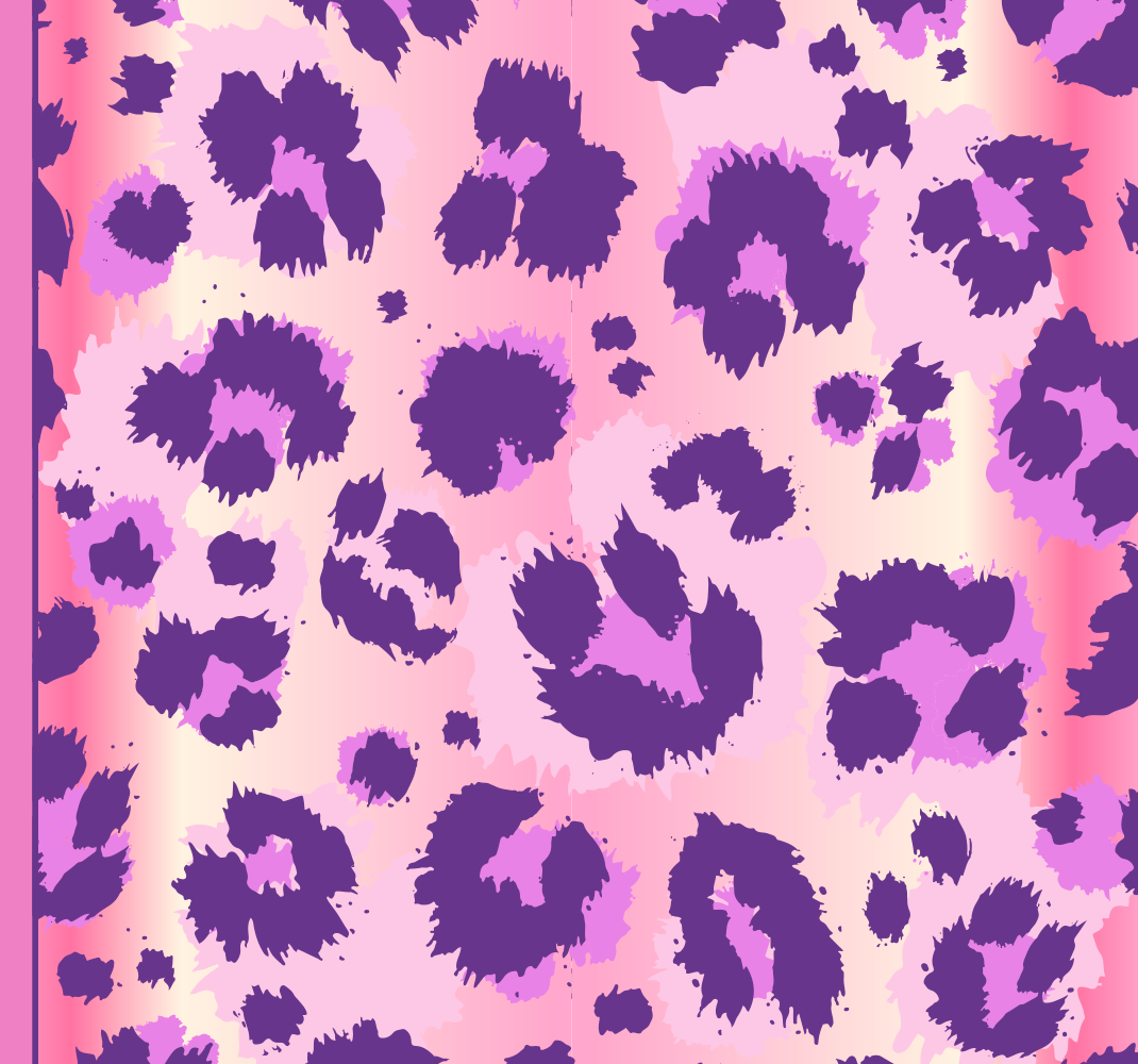 Bedroom vinyl rug in pink leopard print - TenStickers