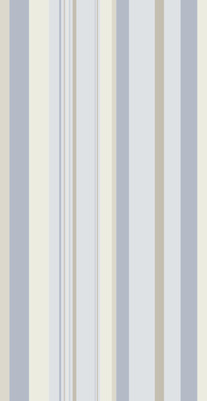80's blue and beige stripes bedroom vinyl rug - TenStickers