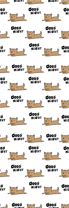 Bedroom vinyl rug with a cute dog sleeping - TenStickers