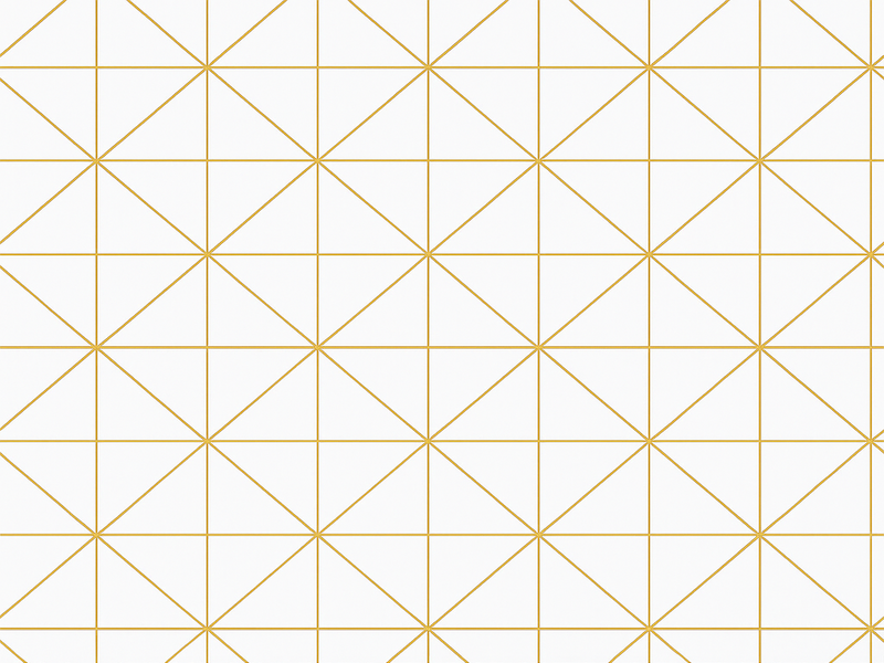 Bedroom vinyl rug in gold geometric design - TenStickers