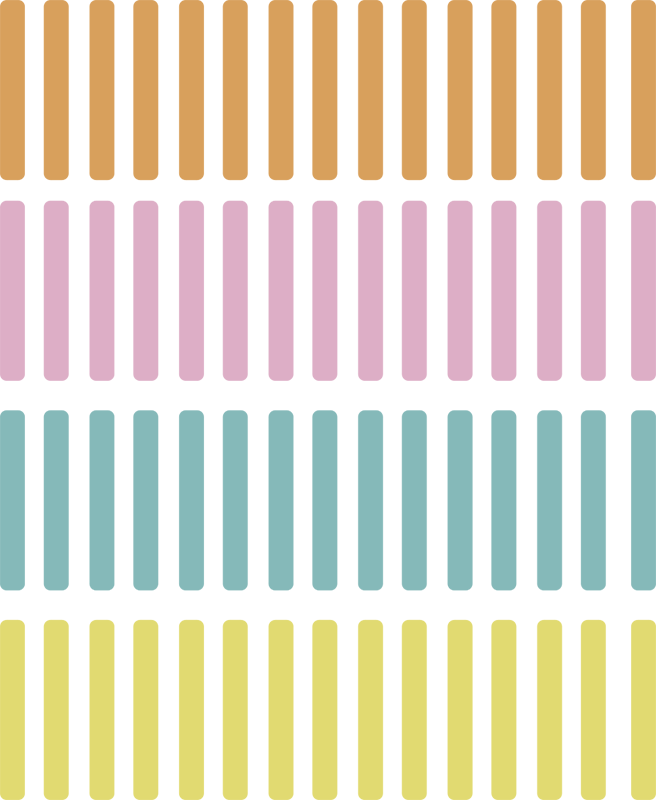 Geometric vinyl rug in colorful confetti stickers - TenStickers