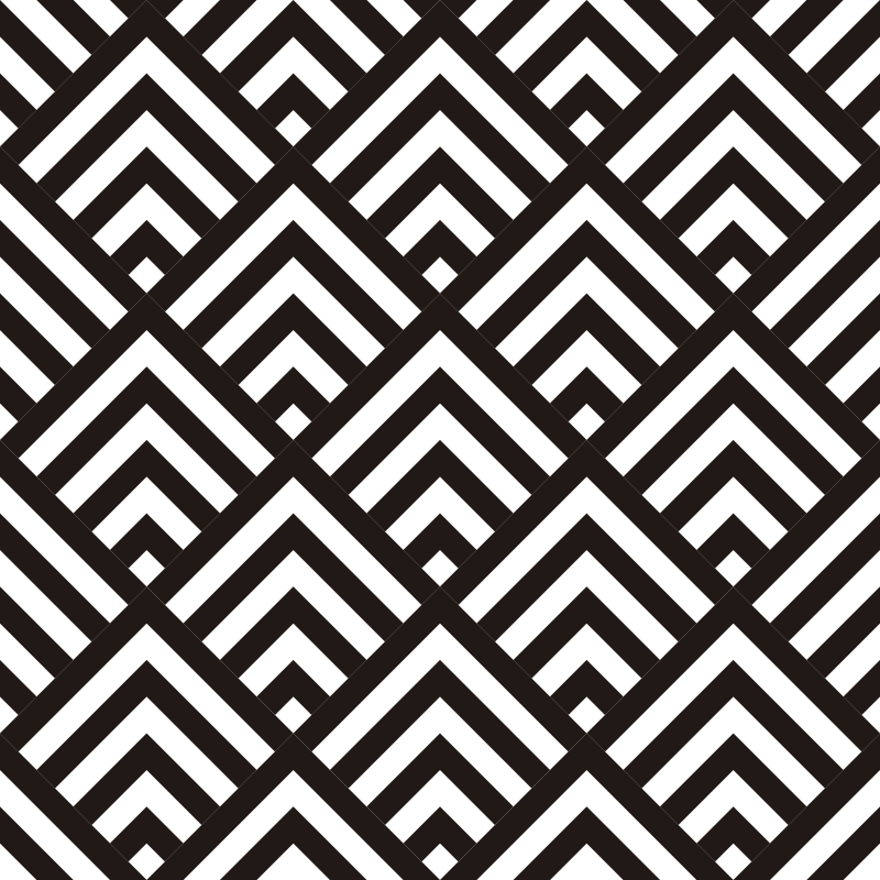 Geometric vinyl rug diamonds - TenStickers