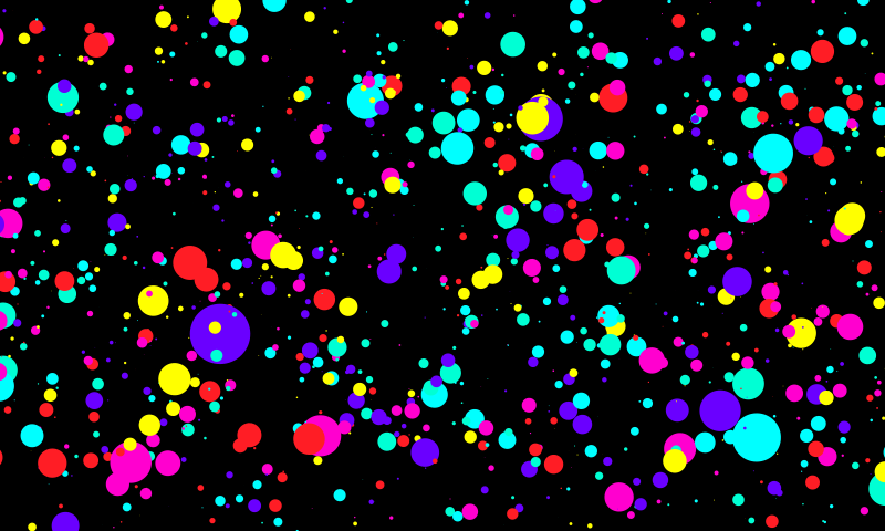 Geometric vinyl rug colorful bubble design - TenStickers