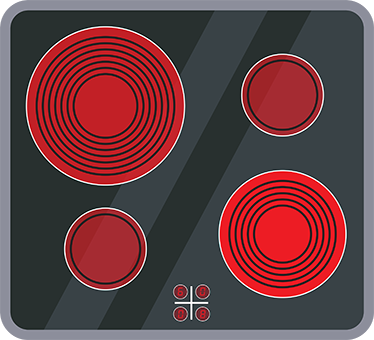 Kids vinyl rug for kitchen ceramic cooktop - TenStickers