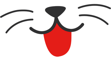 Kids vinyl rug cat nose and mouth sticker - TenStickers