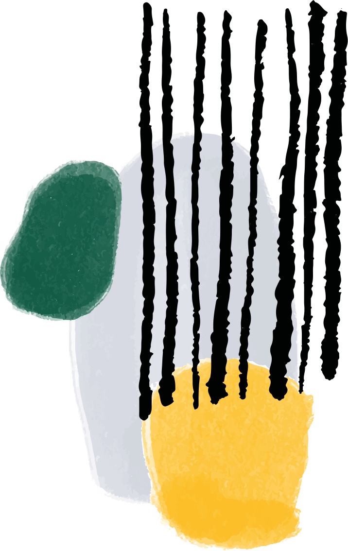 Bedroom vinyl rug featuring rianning abstract art - TenStickers