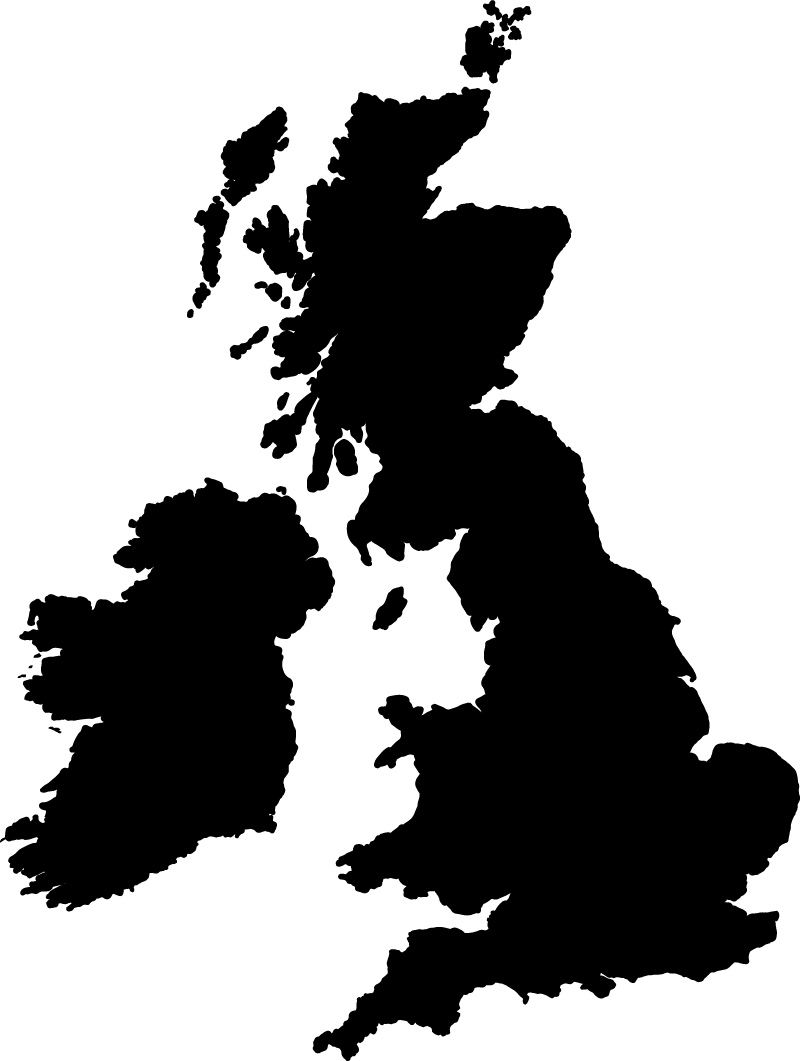 World map vinyl rug monochrome england map - TenStickers