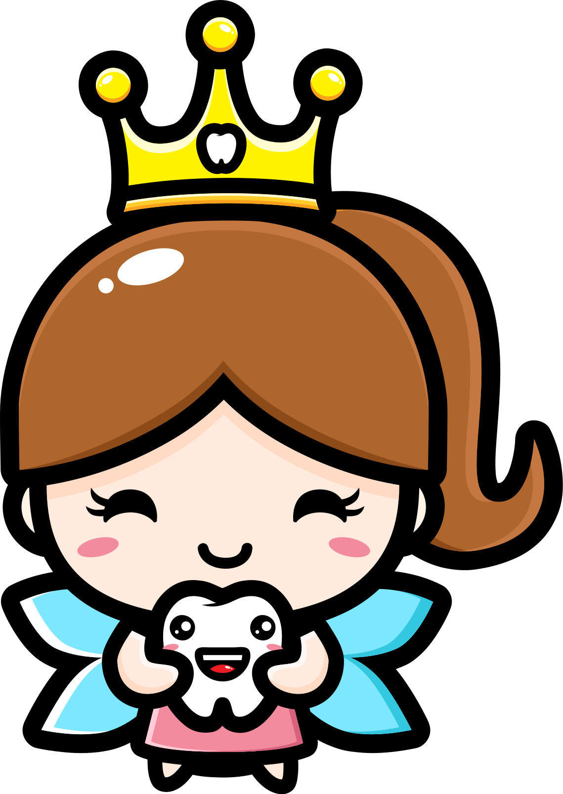 Kids vinyl rug cute design tooth fairy rug - TenStickers