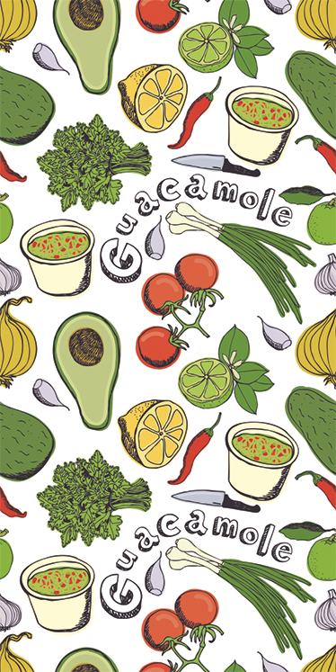 Kitchen vinyl rug mexican fruit decorative vinyl - TenStickers