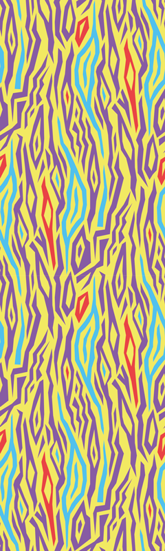 Kitchen vinyl rug vintage zebra animal print mat - TenStickers