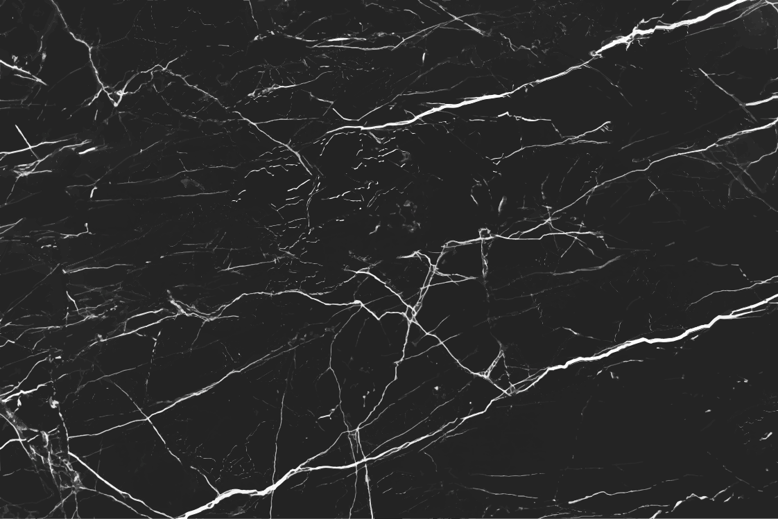Kitchen vinyl rug black marble design - TenStickers