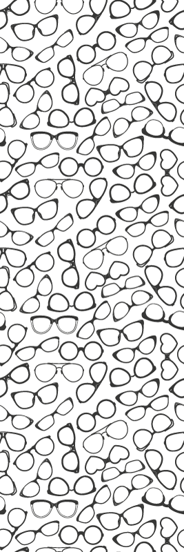 Office vinyl rug stylish sunglasses design - TenStickers