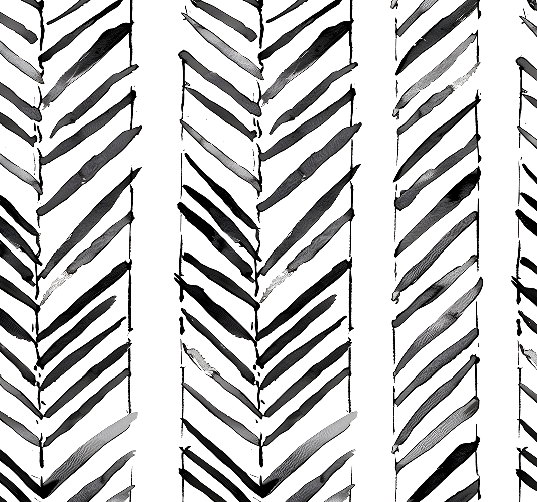 Office vinyl rug in black and white geometric design - TenStickers