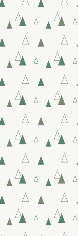 Office vinyl rug in triangular nature colors - TenStickers