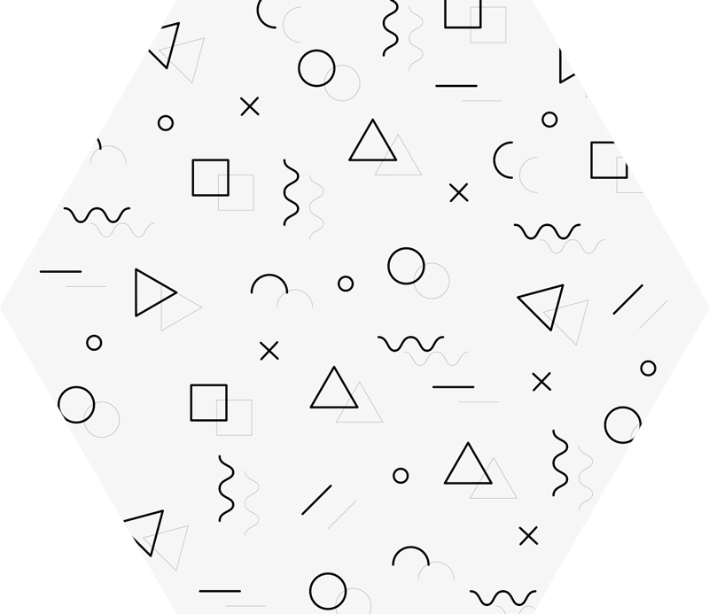 Abstract Geometry geometric vinyl rug - TenStickers