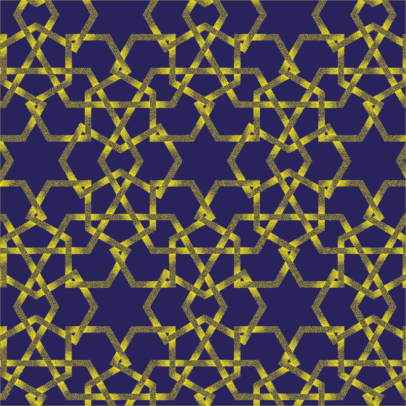 Geometric Bath Accent bathroom vinyl rug - TenStickers