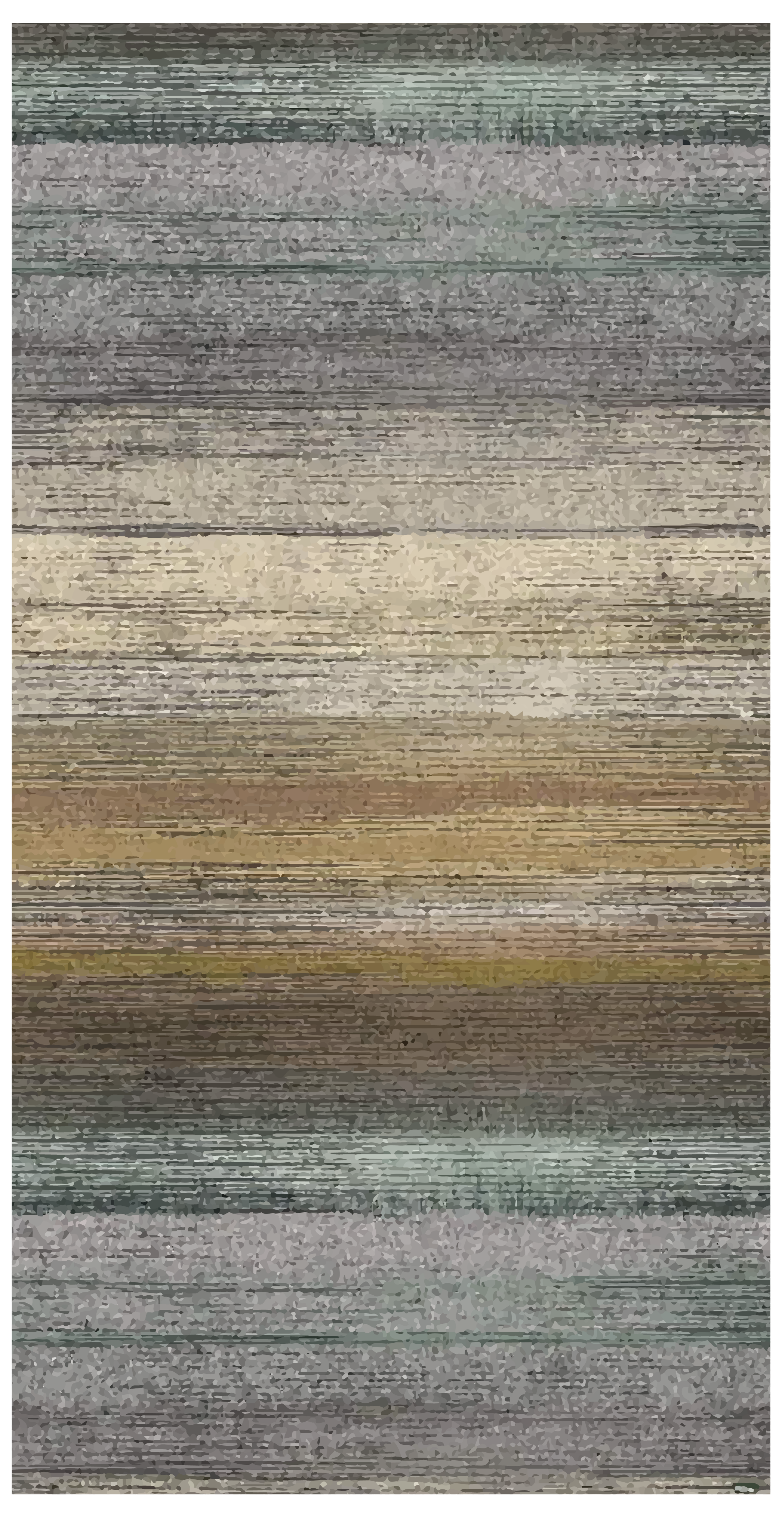 Textured Gradient textured vinyl rug - TenStickers