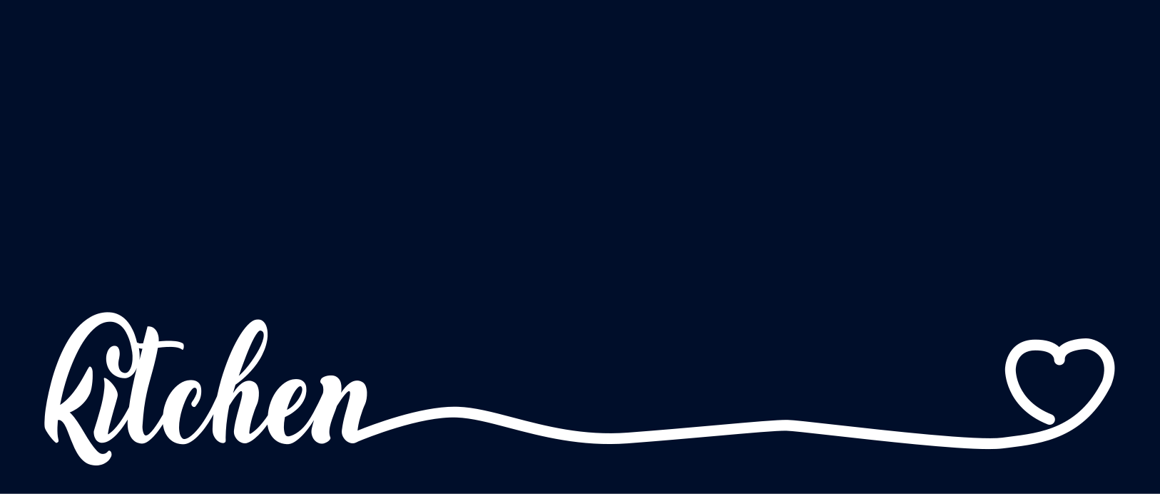 Elegant Kitchen Script kitchen vinyl rug - TenStickers