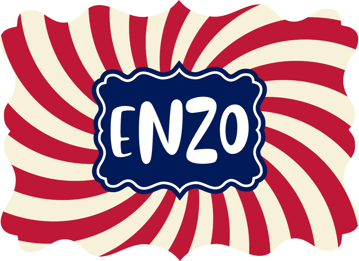 Personalized Stripes custom vinyl rug - TenStickers