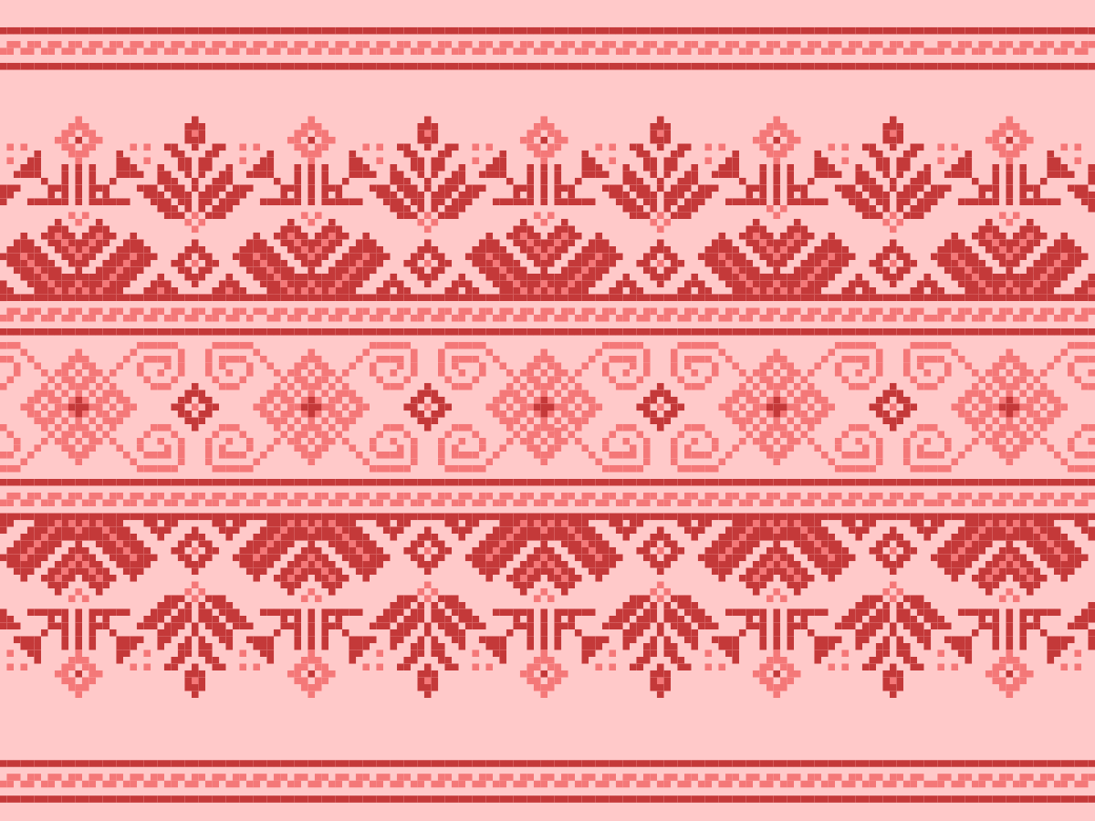 Ethnic Ornamental Pattern mandala vinyl rug - TenStickers