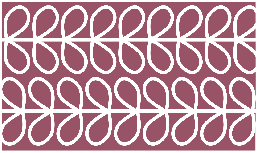 Abstract Leafy Pattern geometric vinyl rug - TenStickers