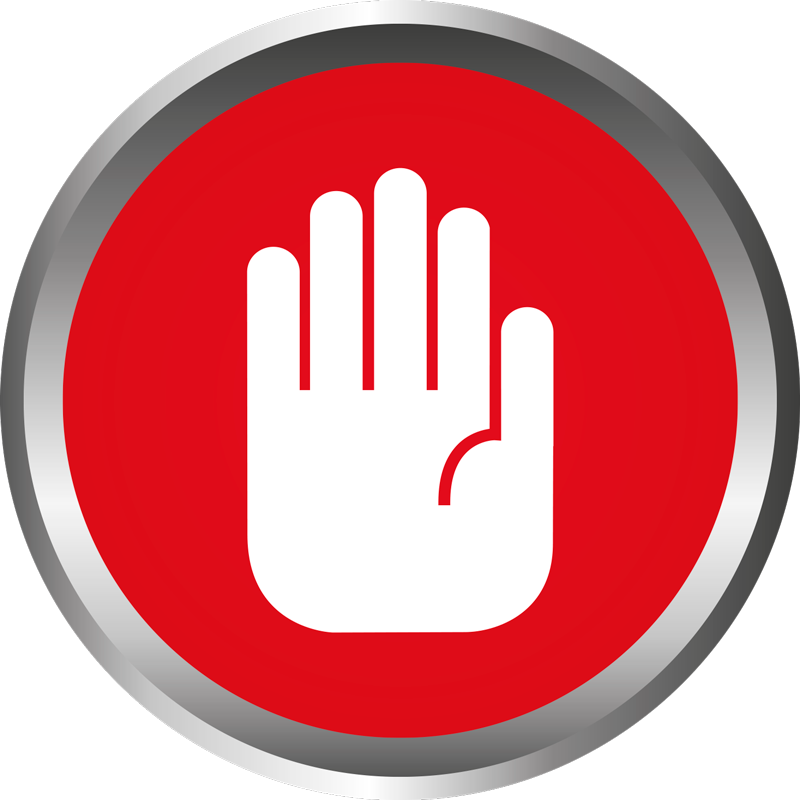 Stop Signal Decor marble vinyl rug - TenStickers