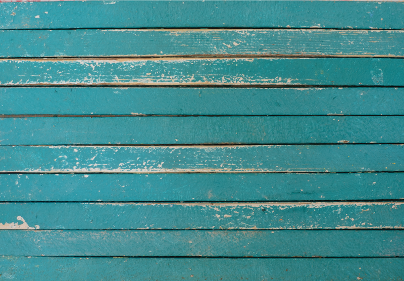 Distressed Plank wood effect vinyl rug - TenStickers