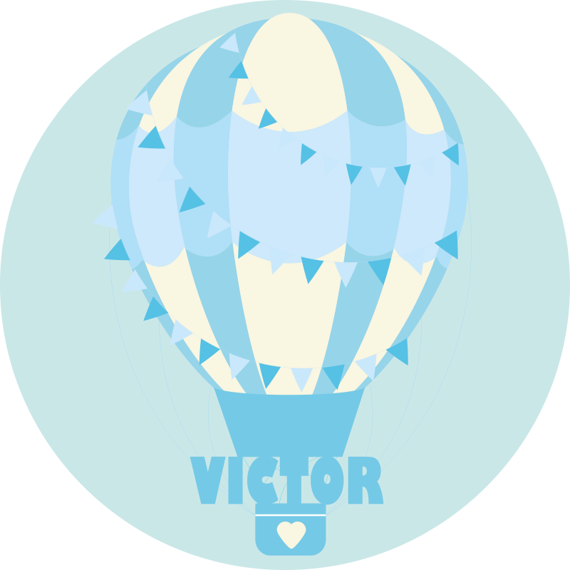 Customizable Balloon custom vinyl rug - TenStickers