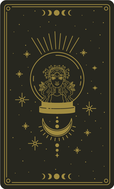 The witch and the moon bedroom rug - TenStickers